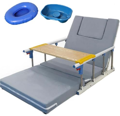 Juodkeo Elevatore di cuscino medico portatile con telecomando, dorso elevatore elettrico regolabile in tessuto traspirante, aiuto portatile per sedersi con comfort migliorato