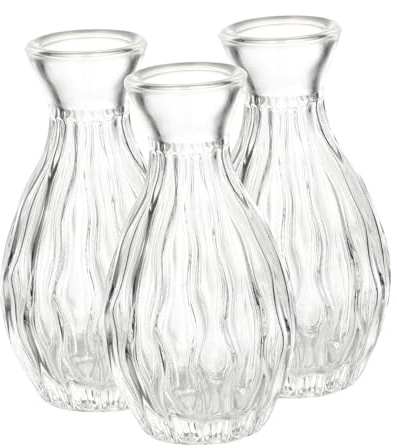 TOGEVAL 3piezas Botellas Difusoras De Vidrio Boca Ancha Botellas Aroma para Aceites Esenciales Obsequio De Inauguración Casa Ambientador De Fragancia