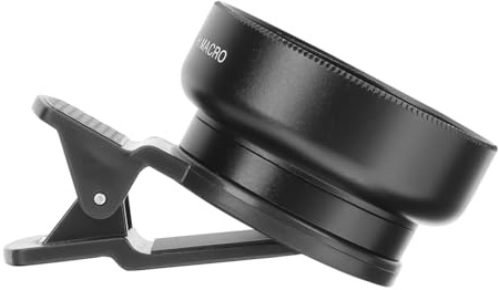 TOGEVAL Lente Externa para Móvil Gran y Macro HD con Clip para Fotografía Profesional