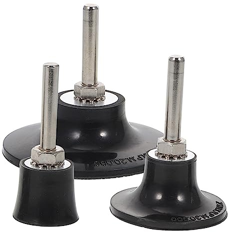 LIFKOME Quick Lock Disc Holder for Polishing with Rubber and Aluminum Construction, Compatible with Electric Tools and Drills, Featuring Surface Treatment and Fast Rod Change