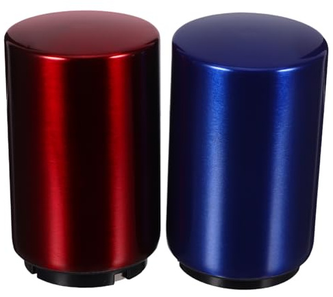 SAFIGLE 2 pezzi Apribottiglie Automatico in Acciaio Resistente Pushdown Senza Danni Apri Tappi Rapido e Portatile per Birra per Casa Picnic e Escursioni