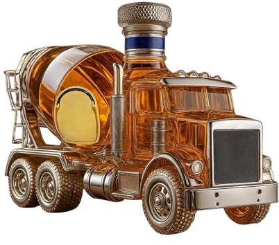 Decanter per liquori a forma di camion di alcol | Bottiglia di vino vintage per vino, birra, Natale, matrimonio, inaugurazione della casa, bar, feste a casa
