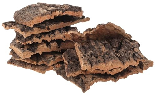 Supvox 14stücke Natürliche Baumrinde Für Terrarien Kletteräste Für Schlangen Und Echsen Rindenwand Für Bartagamen Dekorationen Für Reptilienterrarien Hintergrund Aus Holz Zubehör Für Schi