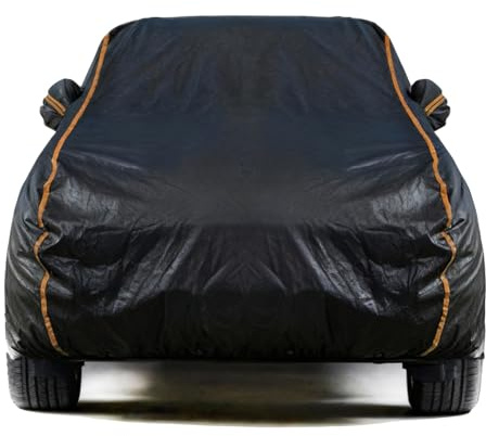 Car Cover for Jaguar XF,(2011-2014),Oxford Fabric Waterproof Car Cover | Side Zipper Design | Reflective Strips for Night Visibility Safety