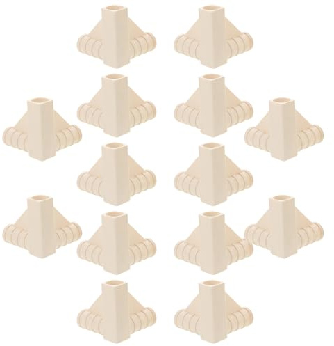 Kisangel 12stücke Zeltstangen-verbindungsstücke für Campingzelte und Pavillons aus Kunststoff Leicht und Wiederverwendbar