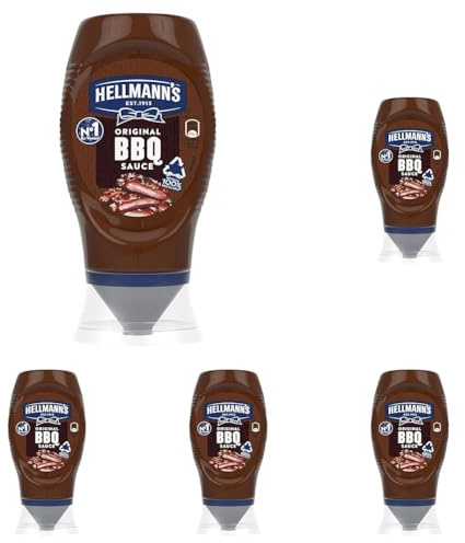 Hellmann's, Salsa Barbacoa Bocabajo, 285g (Paquete de 5)