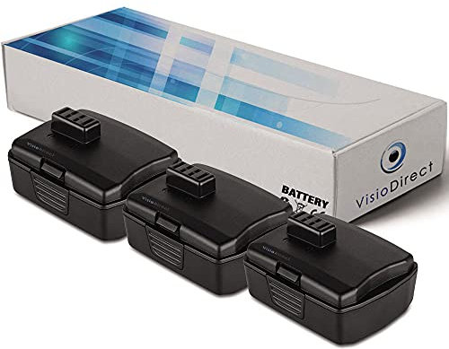 Lot de 3 Batteries pour Ryobi BID-1201 perforateur sans Fil 2000mAh 12V - Visiodirect -
