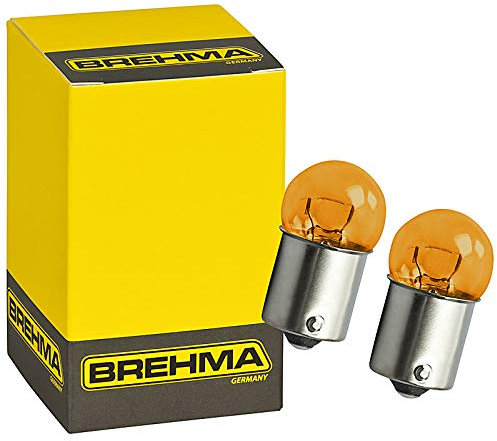 10x BREHMA RY10W Kugellampen BAU15s 12V 10W