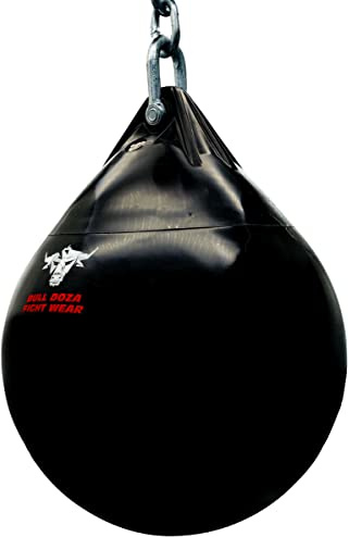 BULL DOZA FIGHT WEAR Pro Water Punch Bag – Heavy Durable Waterproof – Tre misure (M (16) 33 kg)