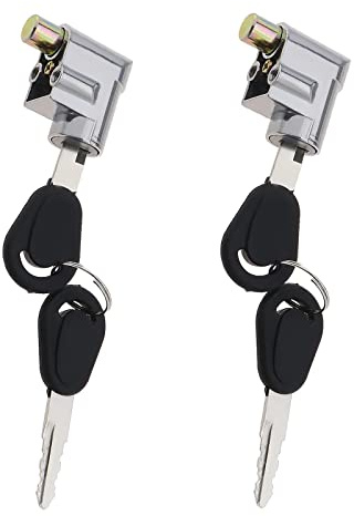 eMagTech 2pcs Batteria Blocco Cilindro Interruttore di Accensione Antifurto Blocco di Sicurezza per Moto Elettrica Scooter E-bike con 4 Tasti Impermeabile Leggero