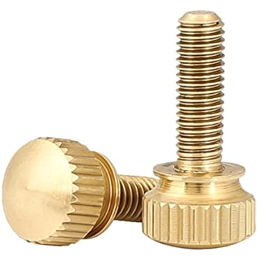 10 stücke M3 M4 M5 M6 M8 Handfest Messing Rändelschrauben Kupfer Twist Rändelschrauben Computer Chass Bolt Rändelschraube, M6