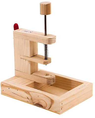 PEGANE Dénoyauteurs d'olives Manuel en Bois Coloris Naturel