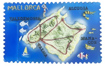 Mallorca Spanien Kühlschrankmagnet Reise Souvenir Kühlschrank Dekoration 3D Magnetaufkleber Bastelkollektion
