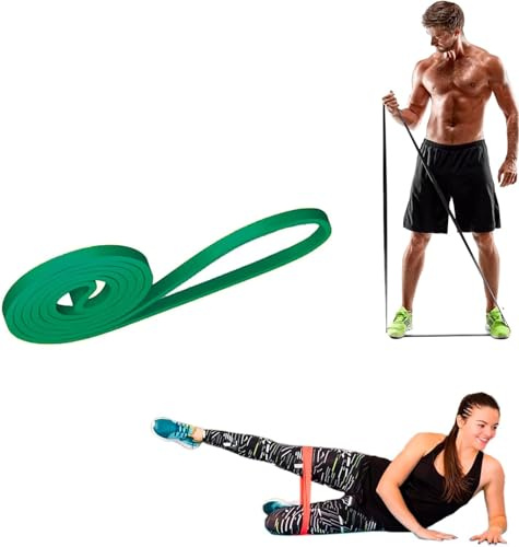 Training Band Fascia Elastica di Resistenza Verde 15 Kg 33 lbs