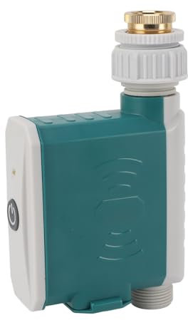 Temporizador de aspersor, controlador de riego, temporizador de riego de jardín, puerta de enlace WiFi, control remoto, programable, temporizador de agua de riego automático para el hogar