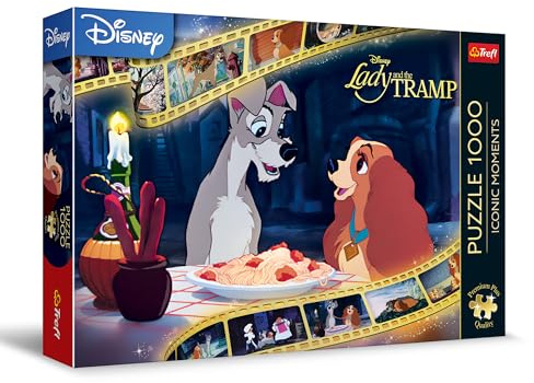 Trefl - Puzzle 1000 Teile, Der verliebte Mischling, Premium Plus, Disney