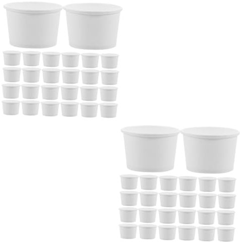 JECOMPRIS 200pcs Small Paper Cups Disposable Tasting Cups for Coffee Juice Water