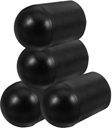 4 Stück Cello Endpin Gummi Endstiftschutz Rutschfest, Schwarz | Spitze für Cello Endstift, Verhindert Verrutschen und Verschieben, Cello Zubehör