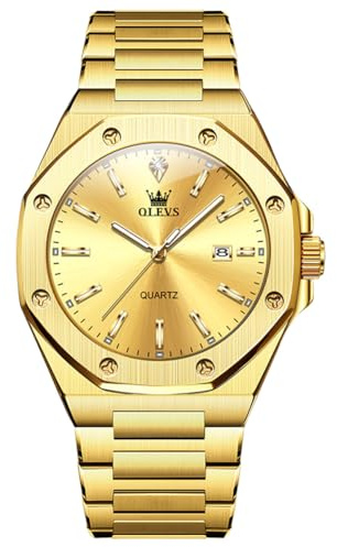 OLEVS Men Analog Quartz Waterproof Watches Business Dress Wrist Watches