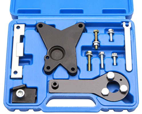 otgerlensker products Motor-Einstellwerkzeug Zahnriemenwechsel für FIAT 500, Panda, Punto, Idea & Ford Ka 1.2 1.4 - Komplett-Set
