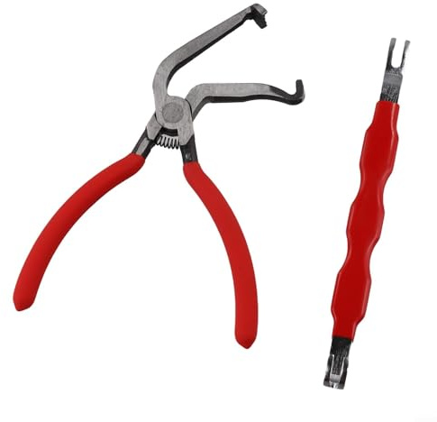 Electrical Disconnect Pliers Set, Quick Disconnect Tool with Crowbar for Automotive Wiring and Electrical Installation, Carbon Steel Construction(2PCS B)