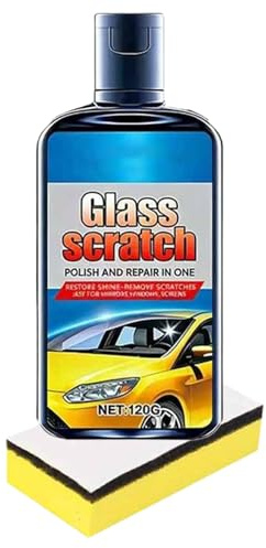 Quitarañazos para ventanas de coche,Líquido reparador 120 ml - Quitarañazos para,Líquido Reparador para Transparencia, Cuidado Detallado para Hogar, Autocaravana, SUV, Camión,