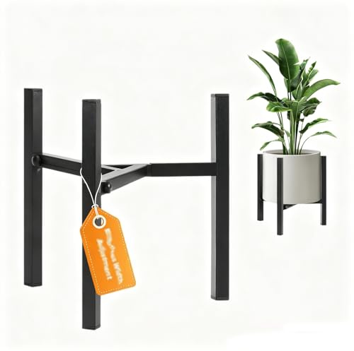 Xiyocadt Blumenhocker, Metall Blumenständer Pflanzenständer Pflanzenhocker, Blumentisch Plant Stand für Blumentöpfe Vase (1 Stück)