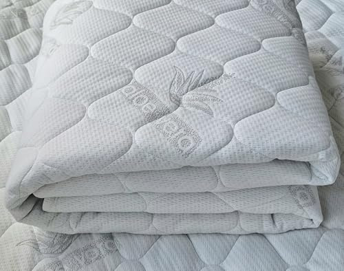 Bazyl Coprimaterasso 160 x 200 cm trapuntato con cerniera varie altezze (160 x 200 x 25 cm)