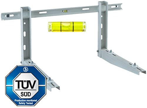 Orbis Staffa Unità Esterna Climatizzatore Condizionatore Completa di kit antivibranti, viti e tasselli per fissaggio muro OB588020 Portata massima 100 kg