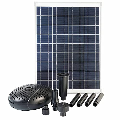 Ubbink Ensemble de Panneau Solaire et Pompe Accessoire pour Bassin Étang