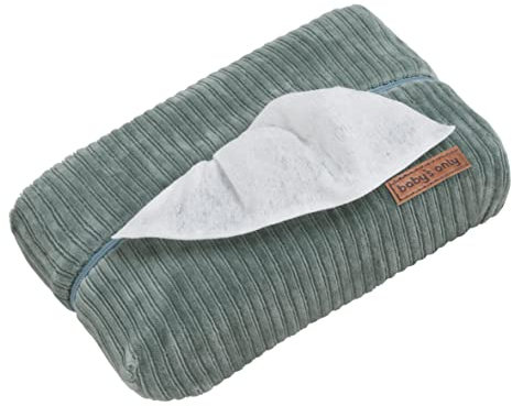 Baby's Only - Baby Feuchttücherbezug Sense - Weichem Rib-Corduroy Feuchttücher Box - Feuchttücher Bezug für Baby Wipes - Baby Feuchttücher Organizer für Wickeltasche - Meergrün