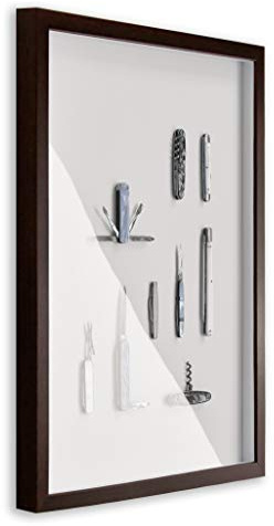 BIRAPA Objektrahmen Talon SPACE 60x80 cm Massivholz-Braun 3D Bilderrahmen zum Befüllen