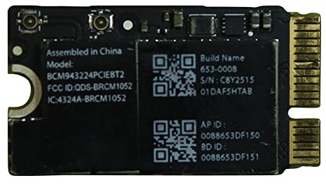 Power4Laptops Ersatz WLAN Bluetooth Karte kompatibel mit Apple MacBook Air A1369 MC966