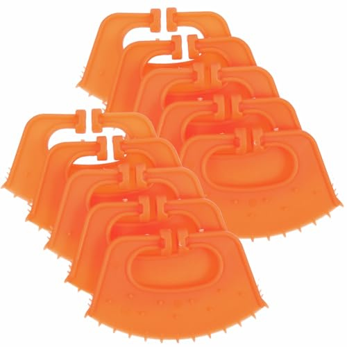 Operitacx Kuhnasenclip 10 Stück - Robuster Bull Nose Clip Aus Pp Für Sichere Kalb Entwöhnung Und Viehverwaltung Auf Dem Bauernhof