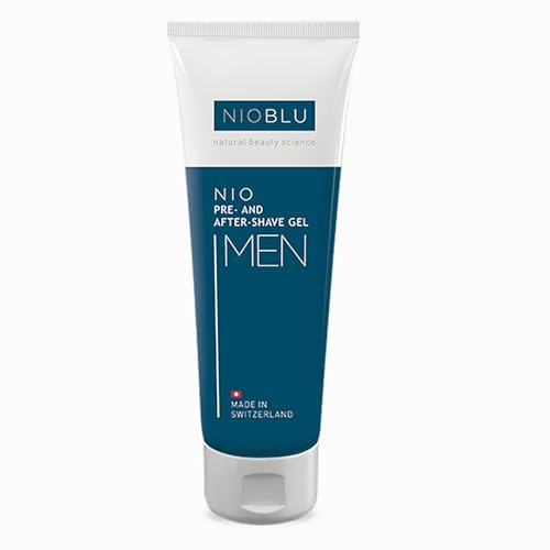 Nioblu – Nio Gel Pre und After Shave – Herren – Feuchtigkeitsspendend – Beruhigend – Weiche Haut, ideal zur Rasurvorbereitung – Natürliche Inhaltsstoffe – Moderne Technologie – 100 ml