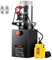 VEVOR Hydraulikpumpe Hydraulikaggregat 12V 8L Hydraulikaggregat 1600 W, Doppelwirkende Hydraulikpumpe Hydraulic Power Pack, 2 Gal Tank Hand Pump Hydraulikaggregat, für Aufzüge, Gabelstapler usw.
