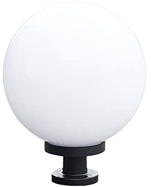 LUOYAOB Pfostenleuchten Außenbereich Kreative Kugel Wasserdichte Pfostenleuchte Rasen Garten Straße Säule Lampe Hof Villa Park Säule Scheinwerfer Outdoor Pfad Landschaft Tischlampe(40cm)