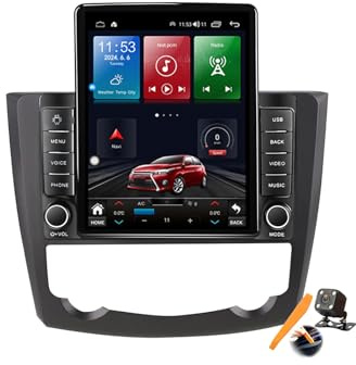 YLOXFW Android 14.0 Coche Radio 2 DIN Estéreo para Re-Nault Kadjar 2015-2020 GPS Sat Navi 9.7'' Cartablet Multimedia Vídeo Reproductor BT FM Receptor con Carplay 4G 5G WiFi DSP SWC,Ts100