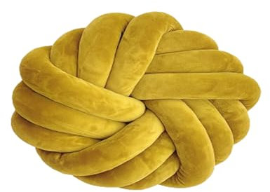 Knotenkissen, Dekokissen Knotenkissen, Knot Kissen Nordische, Atmungsaktiv und Super Elastisch Geknotetes Kissen, für Schlafzimmer, Sofa, Auto, Büro, Spielzimmer (35*35 cm) (Herzhaftes Grün)