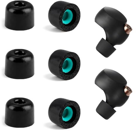 Lot de 3 Paires Embout Ecouteur pour Sony WF-1000XM5 WF-1000XM4 WF-1000XM3, Bouchons d'oreille en Mousse à Mémoire de Forme pour Sony Compatible avec la Série WF, pour Sports et Quotidien, Taille M