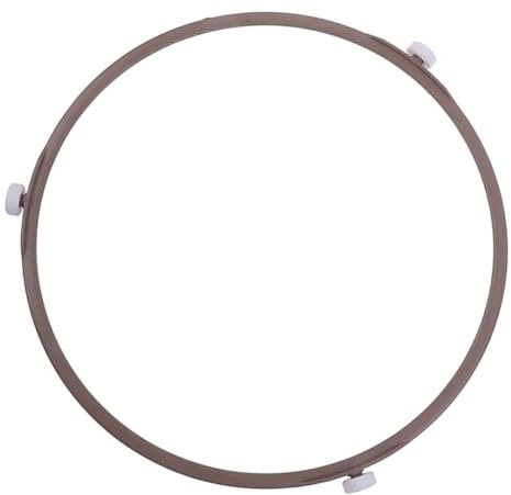 1 anneau de support pour micro-ondes - Plateau tournant - Pour plateau en verre - Marron - 22 cm