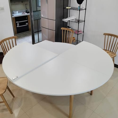 Faltbare runde Tischplattenverlängerung für kommerzielle Veranstaltungen, 200 cm Durchmesser, 1,7 cm dickes Holz, ideal für Catering, Bankette und Partys