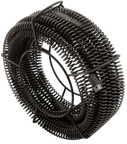 Set di spirali per la pulizia dei tubi (diametro 22 mm, lunghezza totale 14 m, larghezza del tubo: Ø 50 – 200 mm) per la pulizia dei tubi, pulitore per tubi elettrico Cleanun