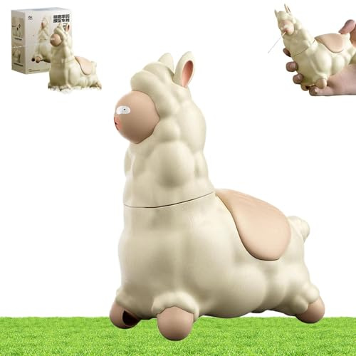 Explcior Giocattolo Acquatico a Forma di Lama Che Sputa, Spruzzatore d'Acqua Interattivo a Forma di Alpaca, Divertente Irrigatore a Pressione a Prova di Perdite(1pc)