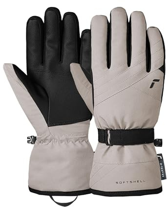 Reusch Skihandschuhe für Damen | extra warm & weich| Touchscreen-kompatibel | wasserdicht & atmungsaktiv Winterhandschuhe, Softshell, für Ski, Outdoor & Freizeit, Größe 6-8,5, Alena R-TEX XT