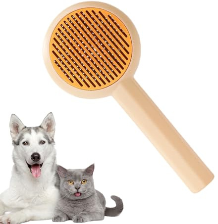 Selbstreinigende Hunde Bürste, Sanfte Entwirrbürste Für Hunde, Leichter Entfilzungskamm Multifunktionales Haarpflegezubehör Für Katzen Hamster Welpen