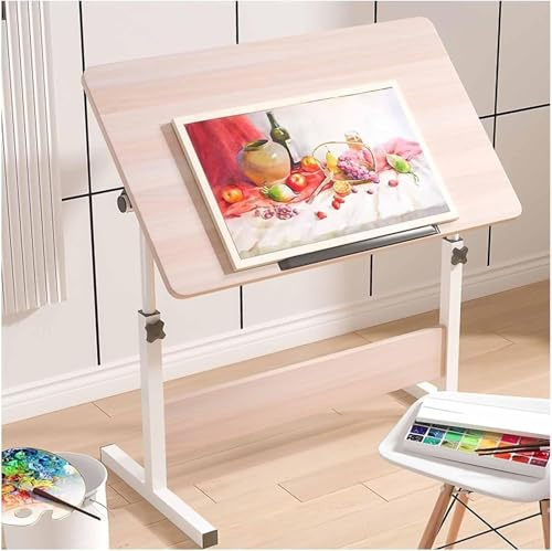 Höhenverstellbarer und neigbarer Zeichentisch für Künstler und Designer, Studioarbeit