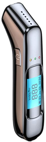 Alcohol Content Analyzer - Rechargeable Breath Test Device, Precise Led Display Tool for Driving Safety, Reliable Personal Alcohol Detection, Portable Monitoring Equipment for Vehicles and Travel