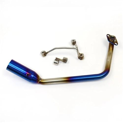 Generic Exhaust Pipe Silencer Motorcycle Exhaust Pipe For PCX125 PCX 125 150 2018 2019 2010-2016 Escape Front Middle Link Tube Adapter Connector Muffler Motorbike Connecting Tube