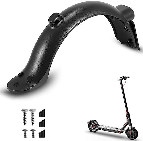Konesky Parafango Posteriore Sostituzione Xiaomi Mijia M365 Scooter elettrico Parafango Parafango Parte di Riparazione dell'ala con Gancio (nero)